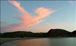 sunset over the sea of cortez